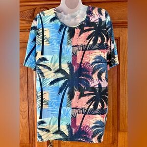 Daniel Hechter Multicolor Palm Tree Shirt